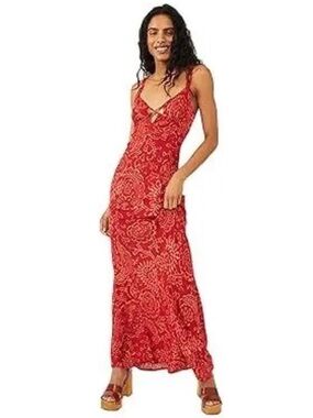 free people sayulita maxi dress Free People Sayulita Maxi Dress M 8 Women's Casual Flared Boho Midi NWD  34654